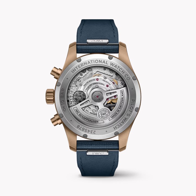 IWC Pilot's Chronograph 41 41mm, Blue Dial, Arabic Numerals_2