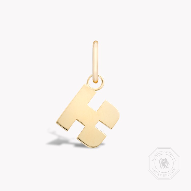 Medallion Letter K Pendant Charm _1