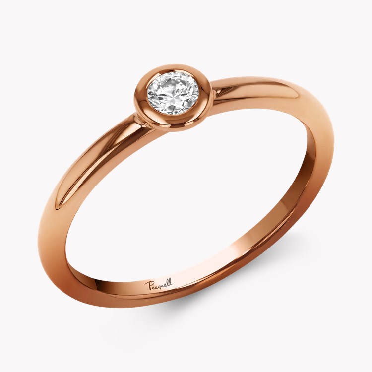 Sundance 0.15ct Diamond Solitaire Ring Brilliant Cut, Rubover Set_1