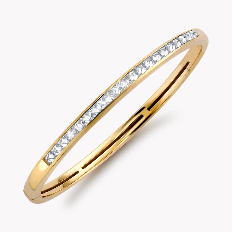 RockChic Diamond Bangle Princess Cut, Channel Set_2