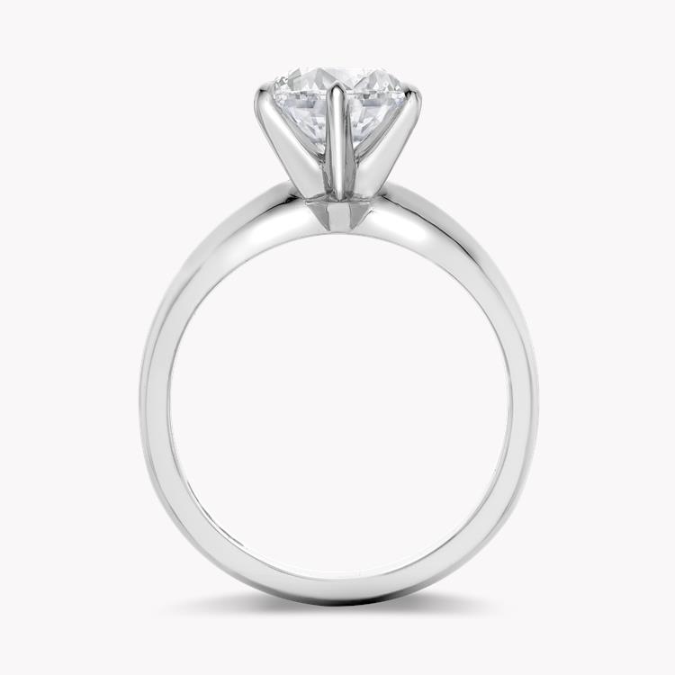 Diamond Solitaire Ring 2.02CT in Platinum Brilliant Cut, Six Claw Set_3