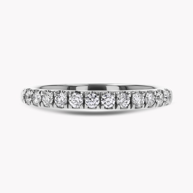 Celestial 0.33ct Diamond Half Eternity Ring Brilliant Cut, Micro Pavé Set_2