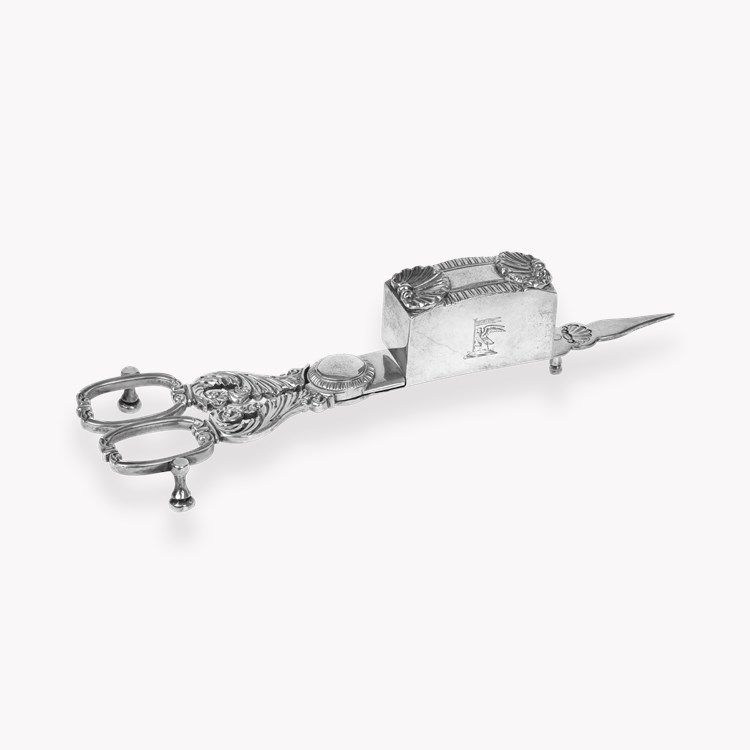 Silver Candle Wick Trimmers Silver Candle Snuffers_1