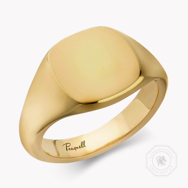 Plain Cushion Signet Ring _1