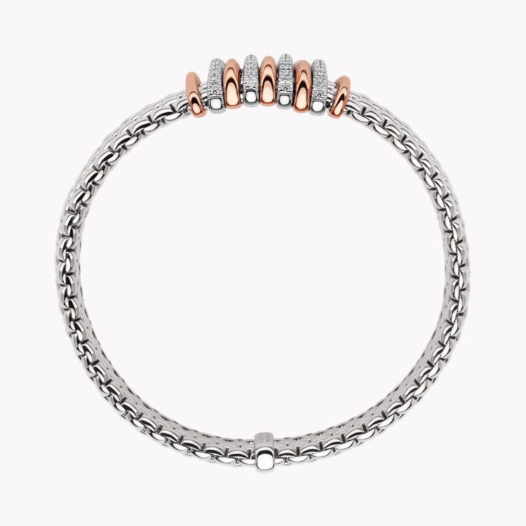 FOPE Panorama Flex'It 0.30ct Diamond Bracelet Brilliant Cut, Pave Set_3