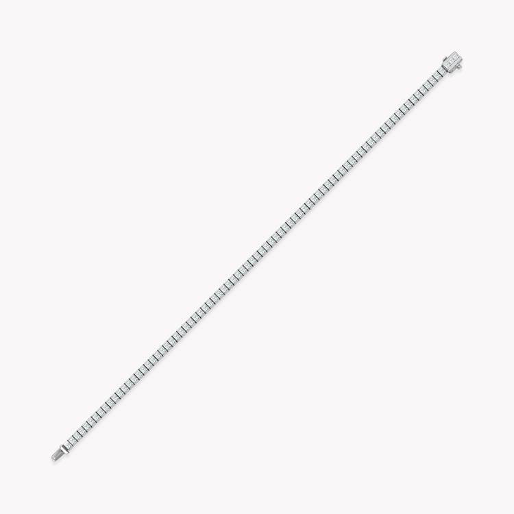 Princess Cut Diamond Line Bracelet Princess Cut, Channel Set_2