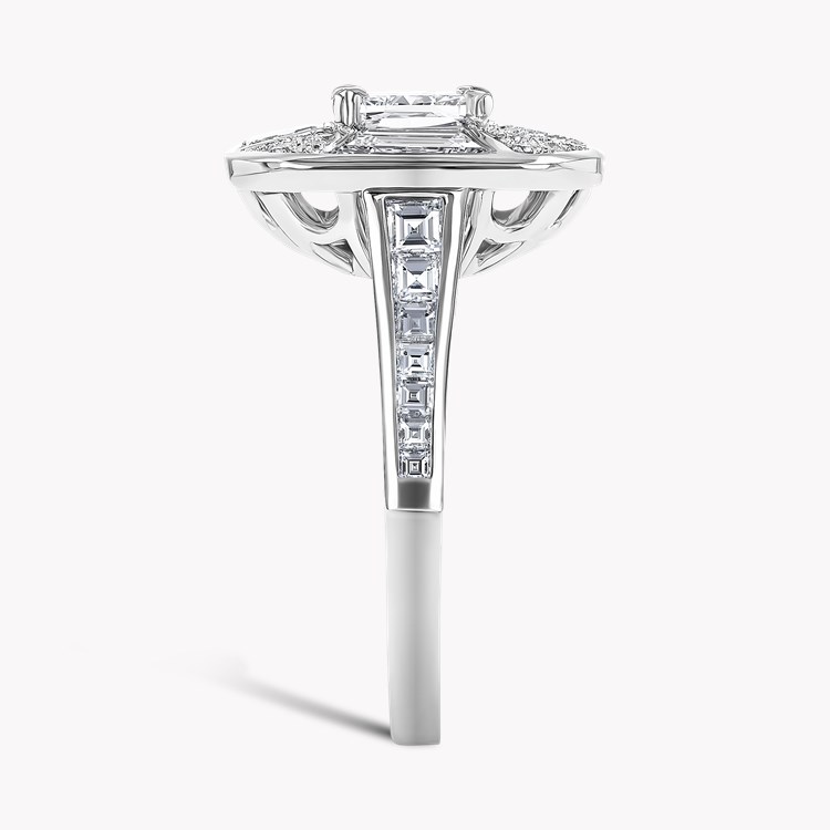 Coronation Setting 1.20ct Cushion Cut Diamond Ring Cushion Cut, Claw Set_4