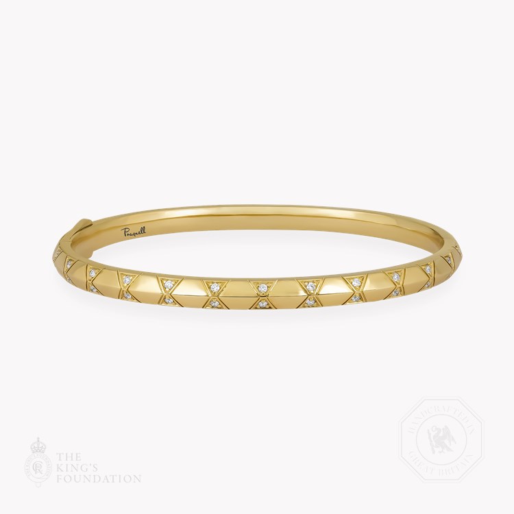 Origins Small Diamond Set Bangle Brilliant cut, Claw set_1