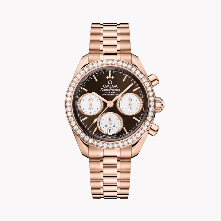 OMEGA Speedmaster 38 O32455385063001 Watch - 38mm, Brown Dial 