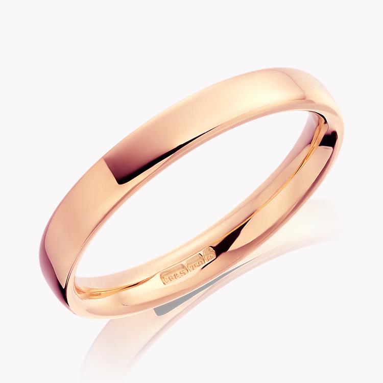 3mm Flat Court Wedding Ring _1