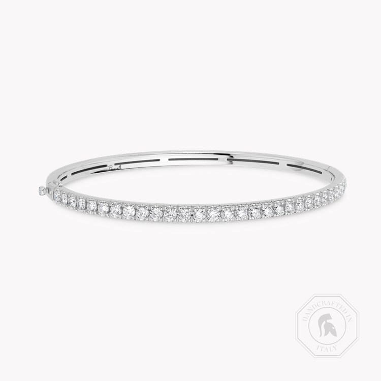 Diamond Half Hoop Bangle Brilliant cut, Claw set_1