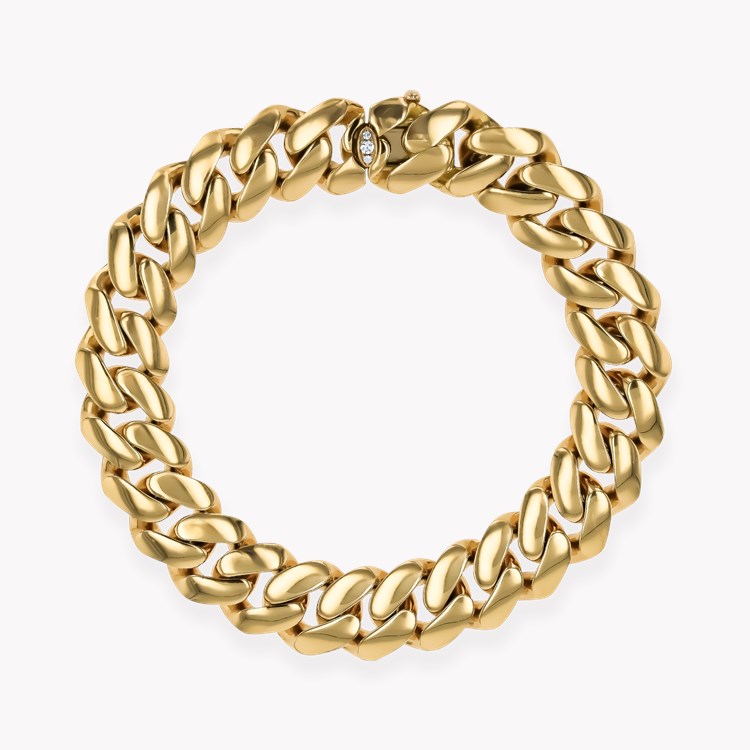 Fusion Polished Curb Link Bracelet (21cm) Brilliant Cut_2