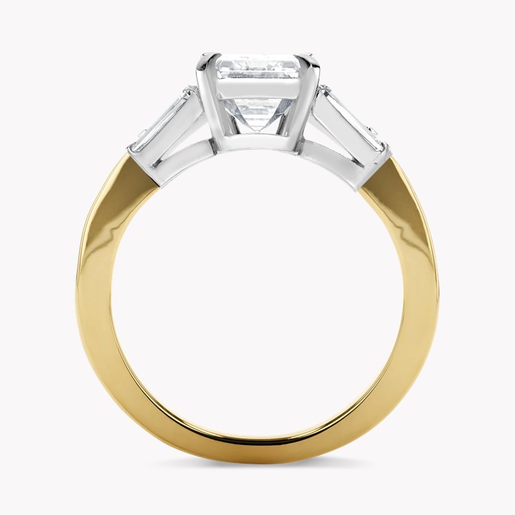 Regency 3.02ct Emerald Cut Diamond Ring Emerald Cut, Claw Set_3