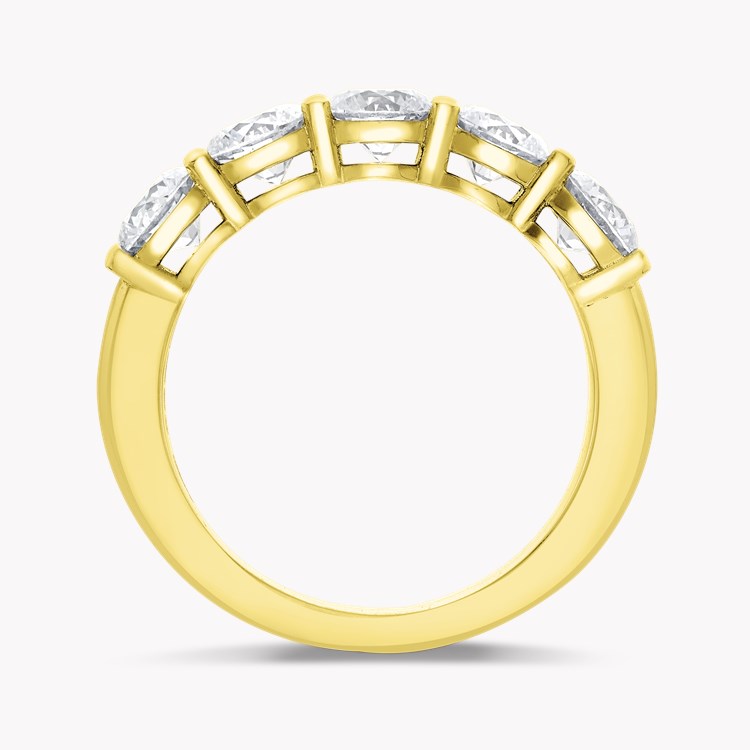 Five Stone Diamond Ring Round Brilliant, Claw Set_3