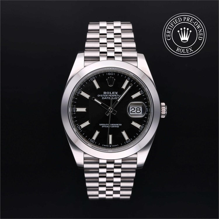 Datejust 41 with a bezel and bracelet