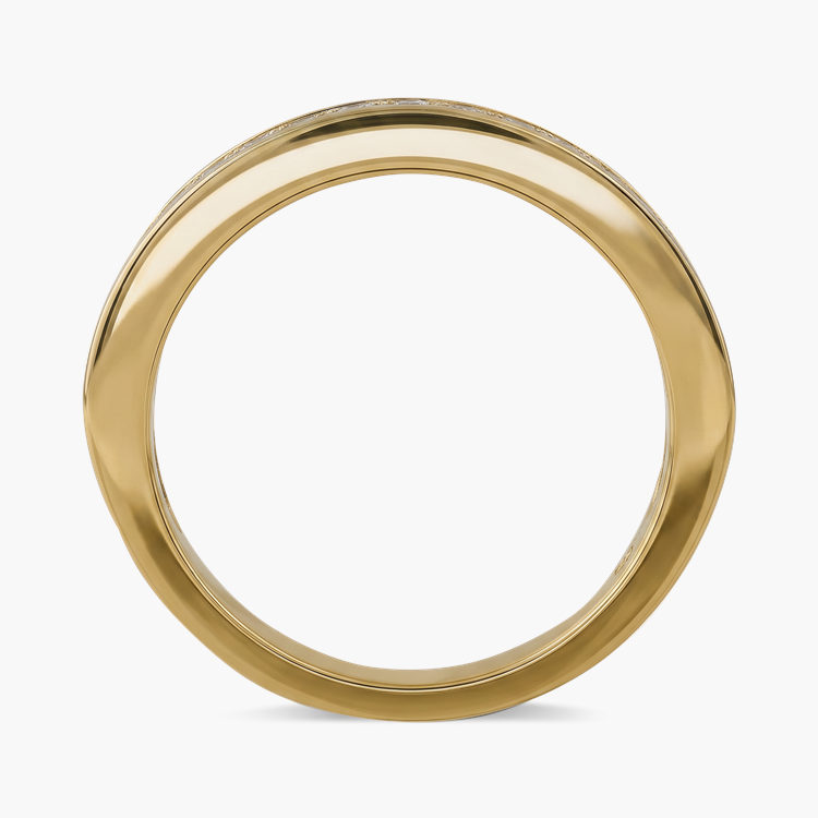 Carré Cut 1.07ct Diamond Half Eternity Ring Carré Cut, Channel Set_3