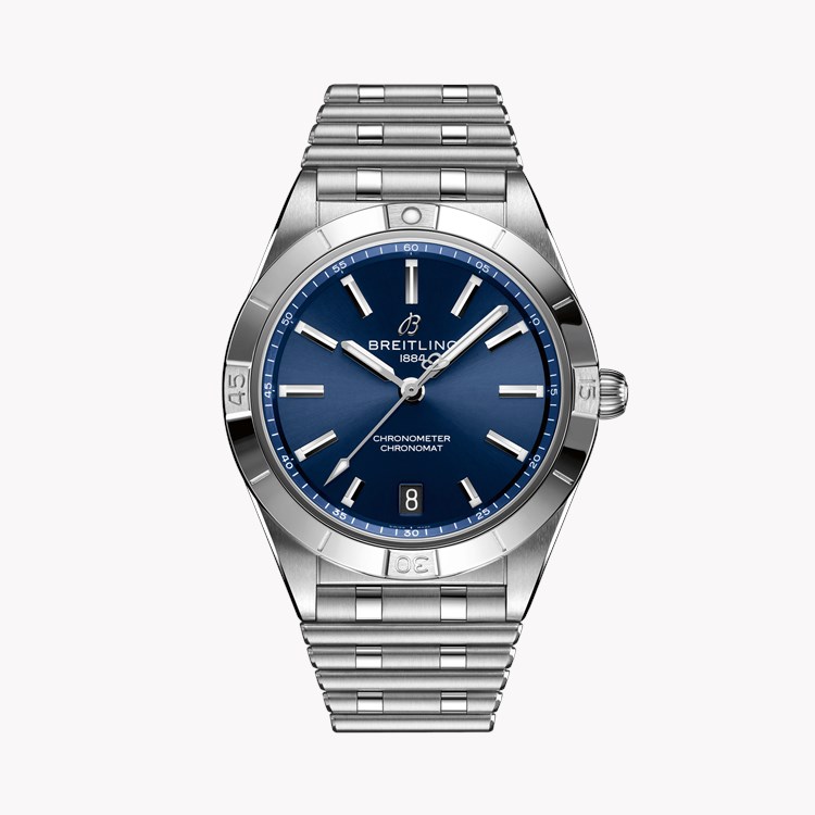 Breitling Chronomat Automatic 36 36mm, Blue Dial, Baton Numerals_1