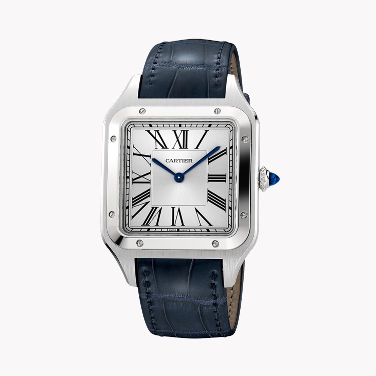 Cartier Santos-Dumont Extra-Large, Silver Dial, Roman Numerals_2