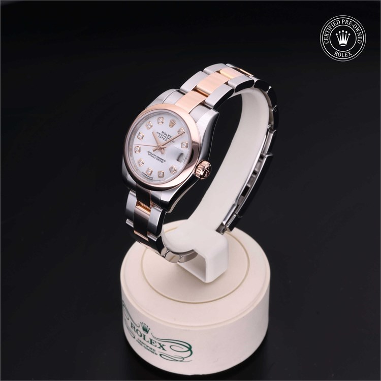 Lady-Datejust 26 2014, 26mm, Oystersteel and Everose gold