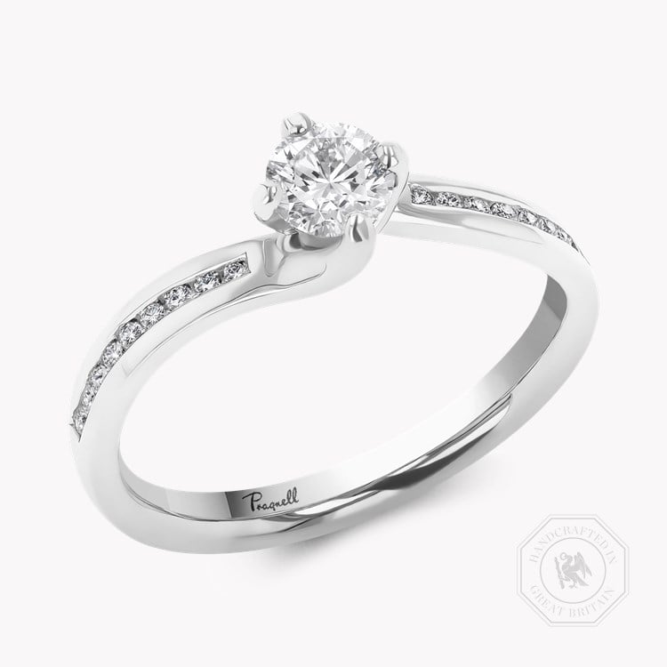 Union 0.32ct Brilliant Cut Diamond Ring   in Platinum