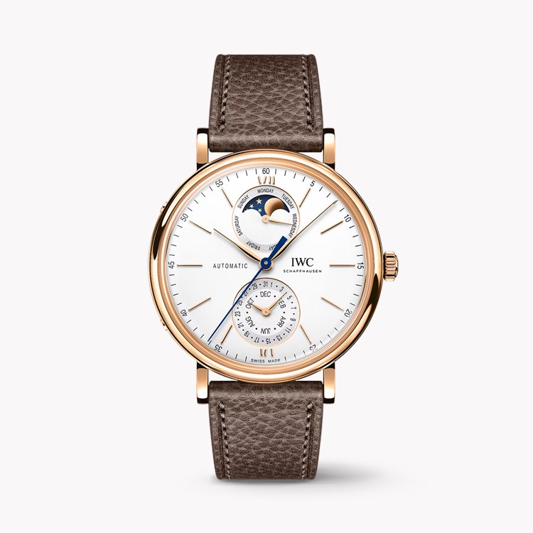 IWC Portofino 41mm, Silver Dial, Baton Numerals_1