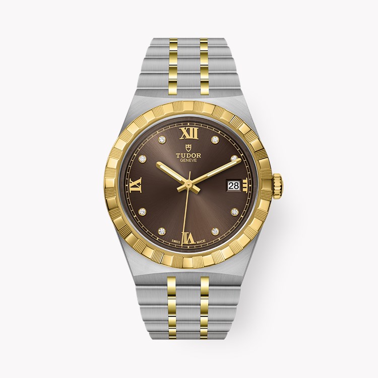 Tudor Royal 38mm, Brown Dial, Diamond Numerals_1