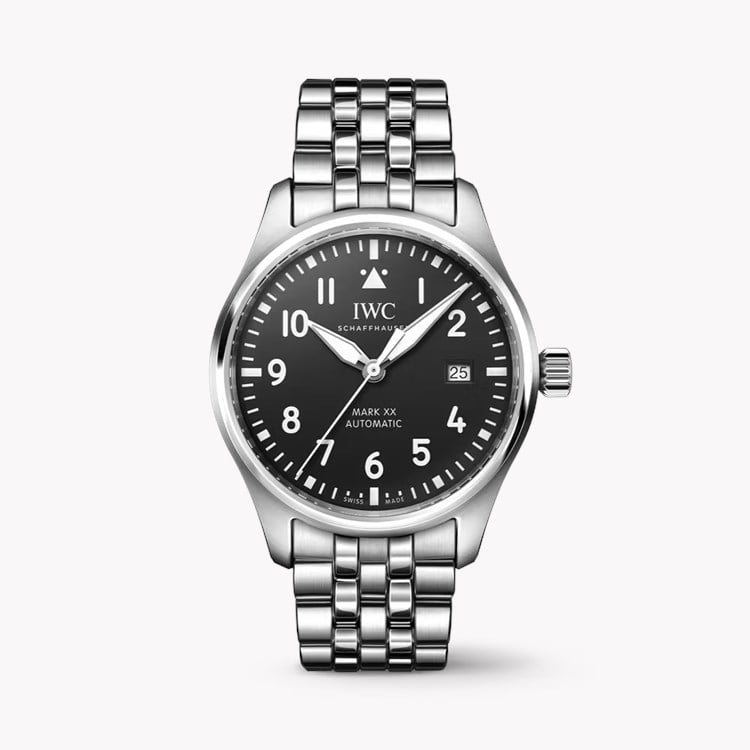 IWC Pilot's Mark XX 40mm, Black Dial, Arabic Numerals_1