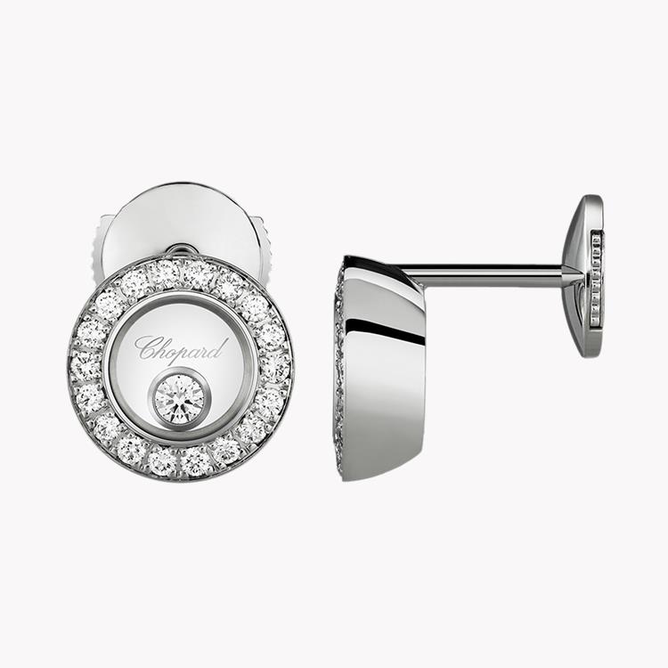 Chopard Happy Diamonds Round Shaped Studs Brilliant Cut, Grain Set_3