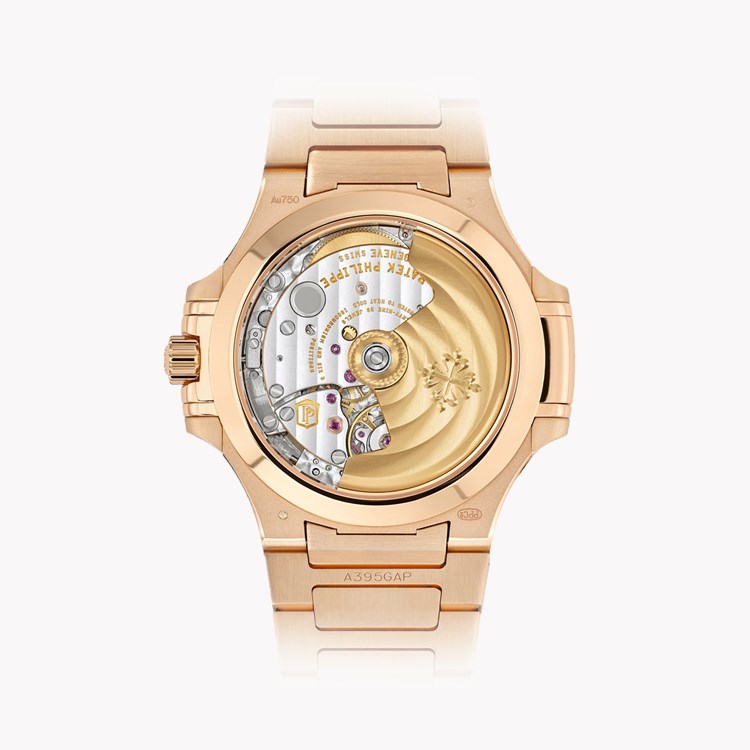 Patek Philippe Nautilus 35.2mm, Rose Dial, Baton Numerals_2