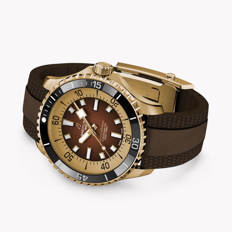 Breitling Superocean Automatic 44 Bronze 44mm, Chocolate Dial, Arabic & Baton Numerals_4