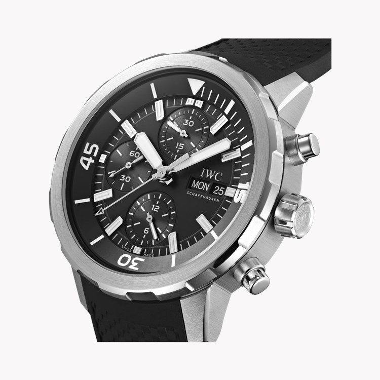 IWC Aquatimer 44mm, Black Dial, Baton Numerals_3