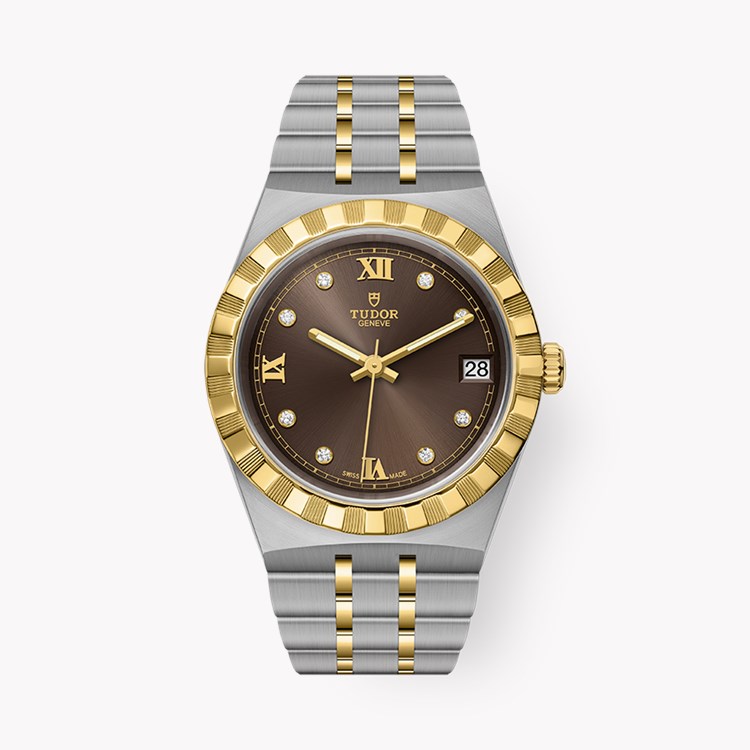 Tudor Royal 34mm, Brown Dial, Diamond Numerals_1