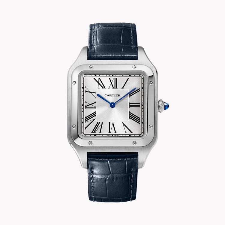 Cartier Santos-Dumont Extra-Large, Silver Dial, Roman Numerals_1
