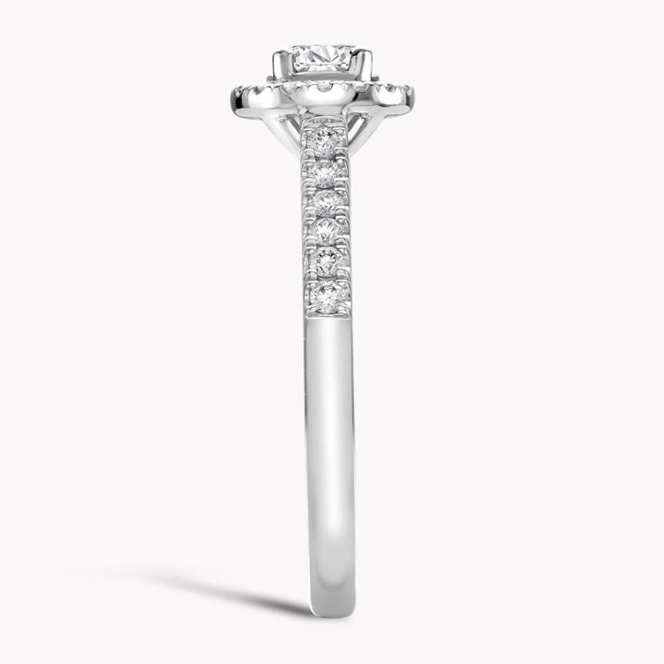 Celestial 0.33ct Brilliant Cut Diamond Cluster Ring Brilliant cut, Claw set_4