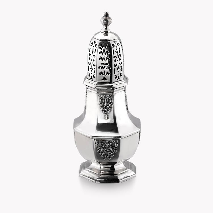 Britannia Silver Victorian Caster Henry Williamson, 1888