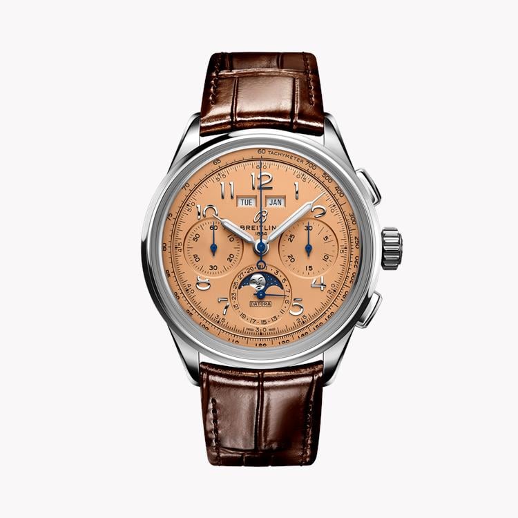 Breitling Premier B25 Datora 42 42mm, Copper Dial, Arabic Numerals_1