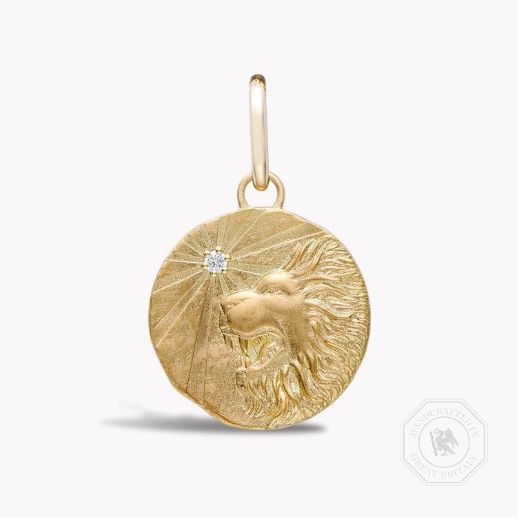 Leo Pendant Charm Brilliant cut, Claw set_1