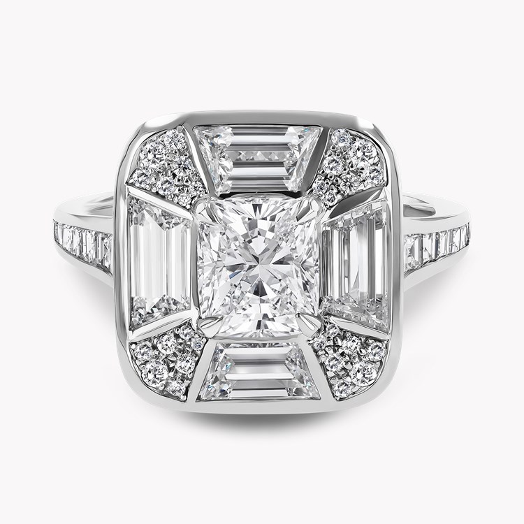Coronation Setting 1.20ct Cushion Cut Diamond Ring Cushion Cut, Claw Set_2