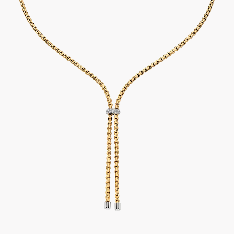 FOPE Essentials Diamond Lariat Necklace
