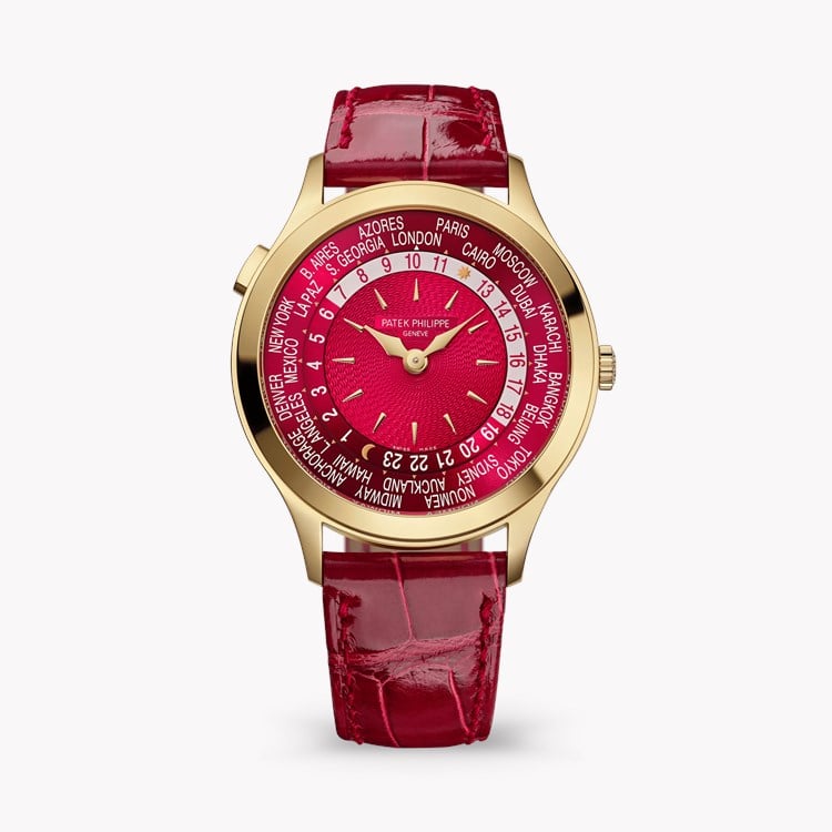 Patek Philippe Complications 36mm, Red Dial, Arabic/Baton Numerals_1