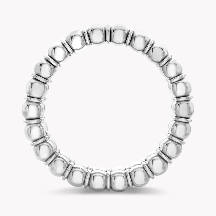 Bohemia 0.73ct Diamond Expandable Three Row Ring Brilliant Cut, Rubover Set_3