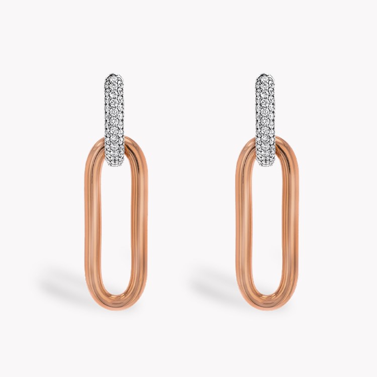 Havana Diamond Drop Earrings Brilliant Cut, Pave Set_2