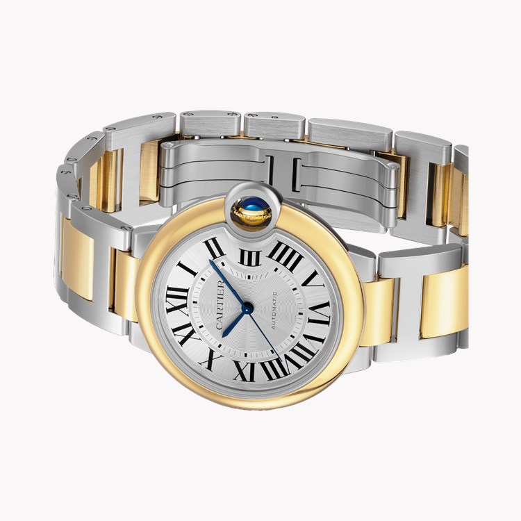 Cartier Ballon Bleu de Cartier 31.4mm, Silver Dial, Roman Numerals_4