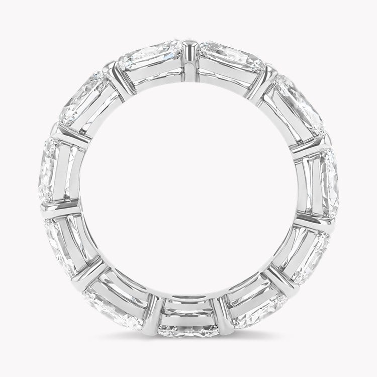 Oval Cut 6.28ct Diamond Full Eternity Ring Oval Cut, Claw Set_3