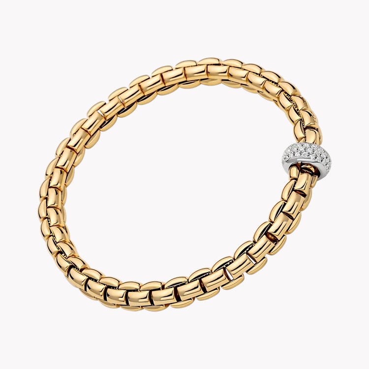 Fope Eka Flex'It Diamond Bracelet Round Brilliant Cut, Pave Set_1
