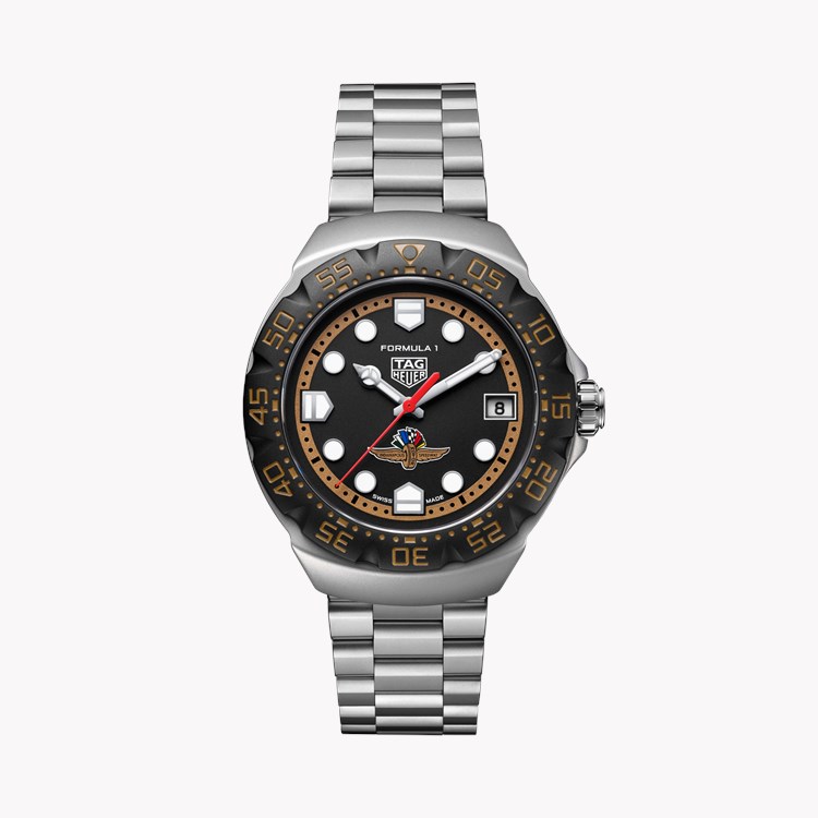 TAG Heuer Formula 1 SolarGraph x Indy 500 Limited Edition 38mm, Black Dial, Dot Numerals_1