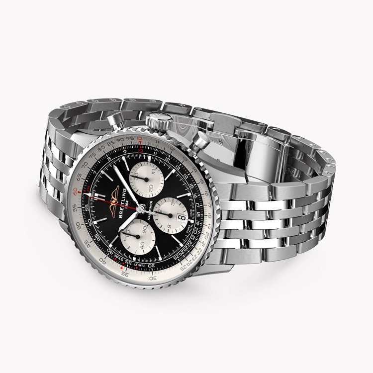 Breitling Navitimer B01 Chronograph 43 43mm, Black Dial, Baton Numerals_4