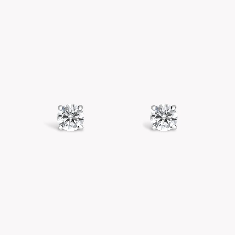 Contemporary Brilliant Cut 0.30ct Diamond Stud Earrings Brilliant cut, Claw set_1