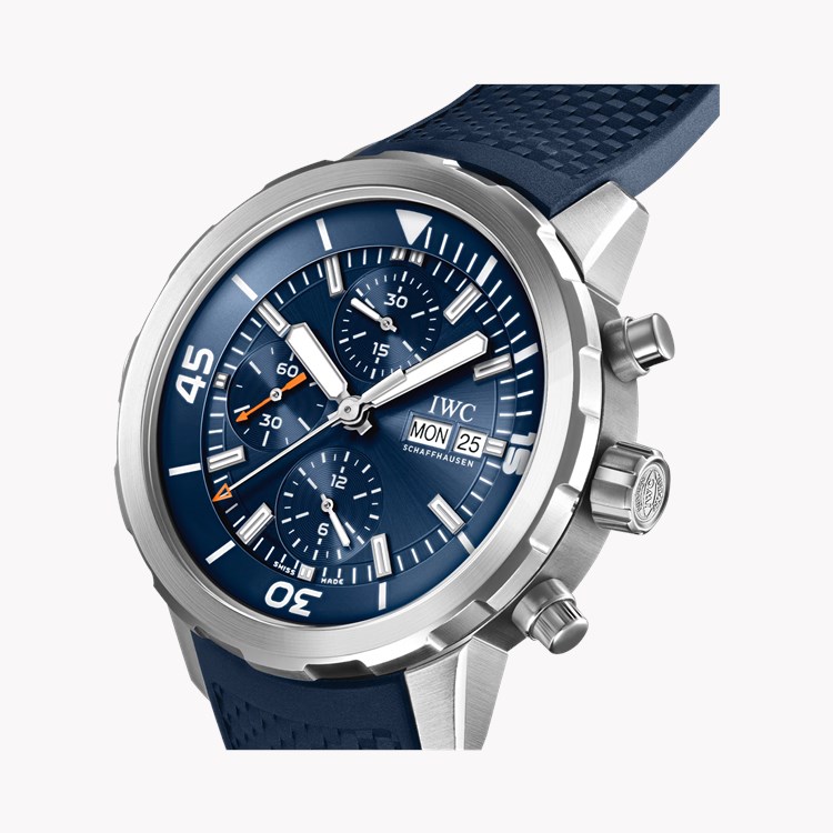 IWC Aquatimer 44mm, Blue Dial, Baton Numerals_3