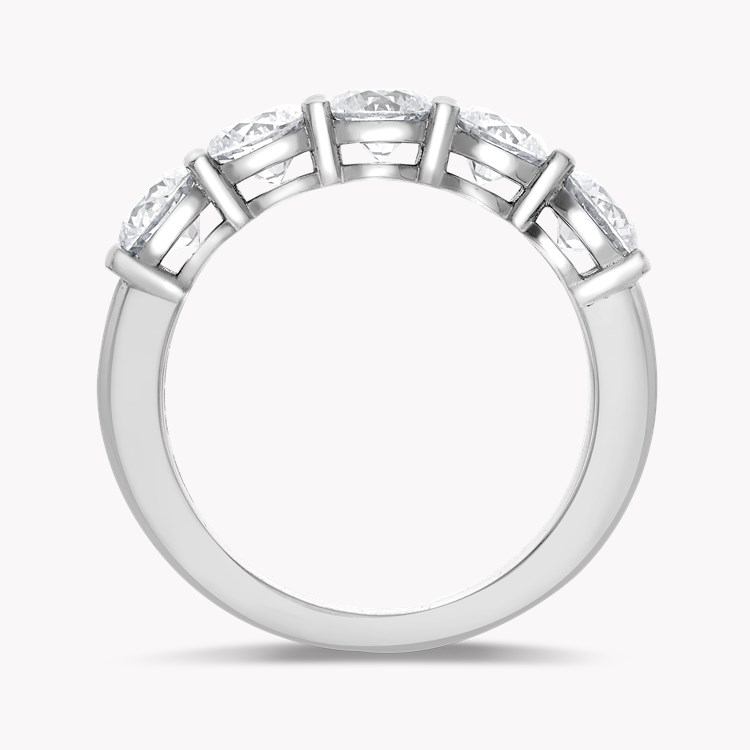 Five Stone Diamond Ring Brilliant cut, Claw set_3